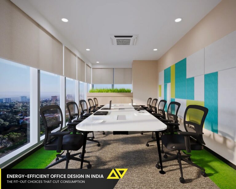 Energy-Efficient Office Design in India: The Fit-Out Choices That Cut Consumption
