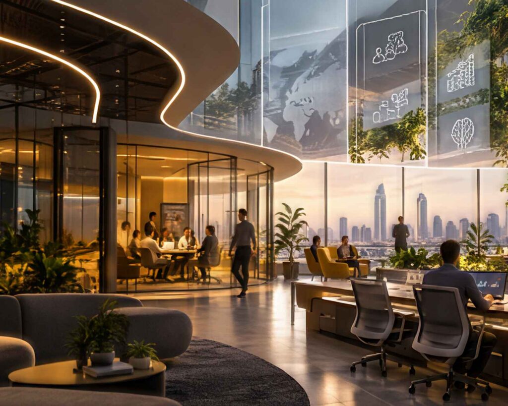 Future-ready GCC workplace designed for evolving teams, AI, technology and growth