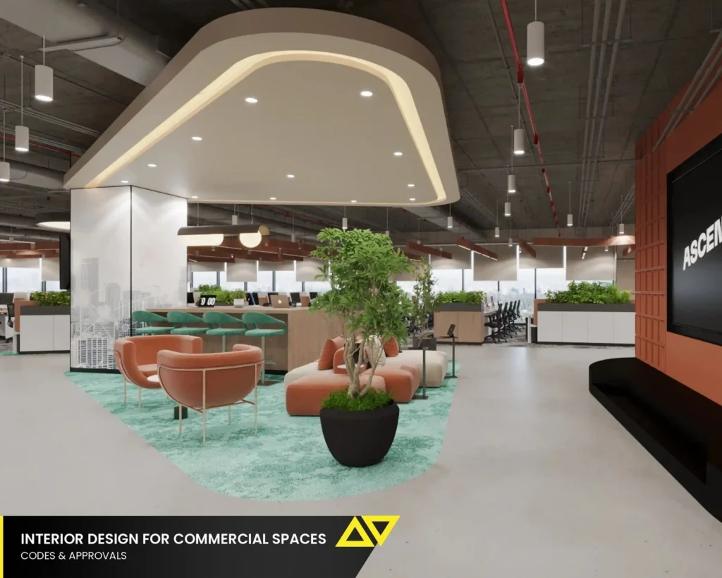 Interior design for commercial spaces in India runs on codes and approvals. The NBC, fire NOC, ECBC, electrical and accessibility rules that decide sign-off. Talk to us.